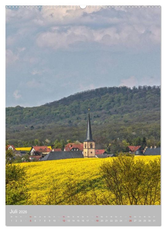 Produktbild: Kirchent&uuml;rme in Franken (hochwertiger Premium Wandkalender 2026 DIN A2 hoch), Kunstdruck in Hochglanz