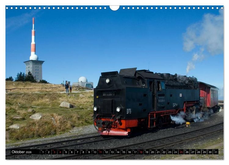 Produktbild: Schmalspurbahnen in Sachsen Anhalt (Wandkalender 2026 DIN A3 quer), CALVENDO Monatskalender
