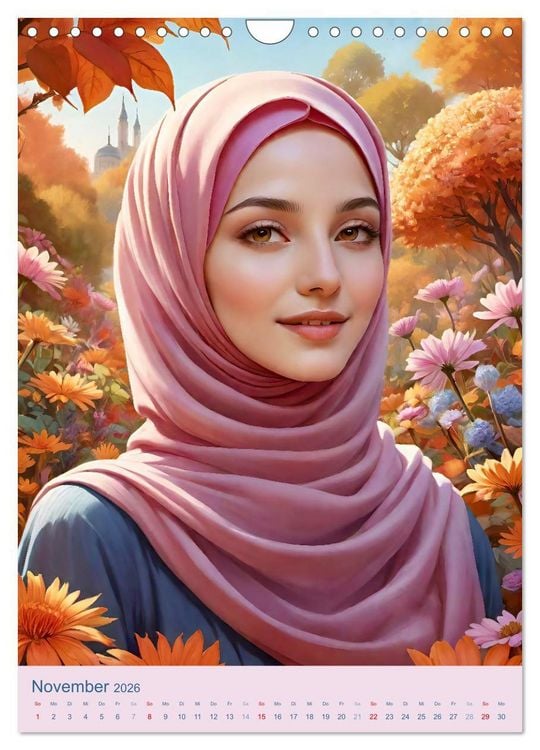 Produktbild: Stolze Muslima (Wandkalender 2026 DIN A4 hoch), CALVENDO Monatskalender