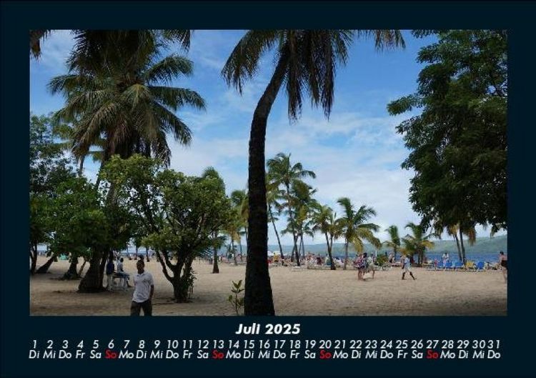 Produktbild: Karibik 2025 Fotokalender DIN A5