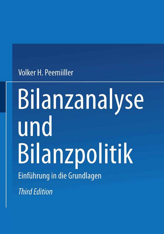 Produktbild: Bilanzanalyse und Bilanzpolitik