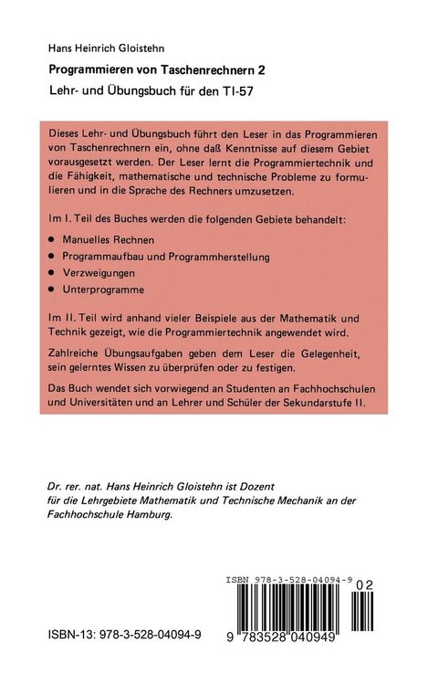 Produktbild: Programmieren von Taschenrechnern 2