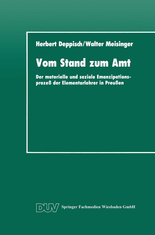 Produktbild: Vom Stand zum Amt