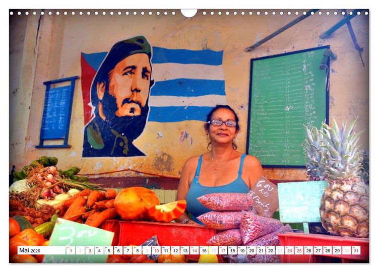 Produktbild: VIVA FIDEL 2026 (Wandkalender 2026 DIN A3 quer), CALVENDO Monatskalender