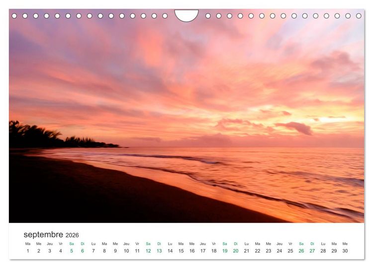 Produktbild: &Icirc;le Maurice entre photographie et peinture (Calendrier mural 2026 DIN A4 vertical), CALVENDO calendrier mensuel