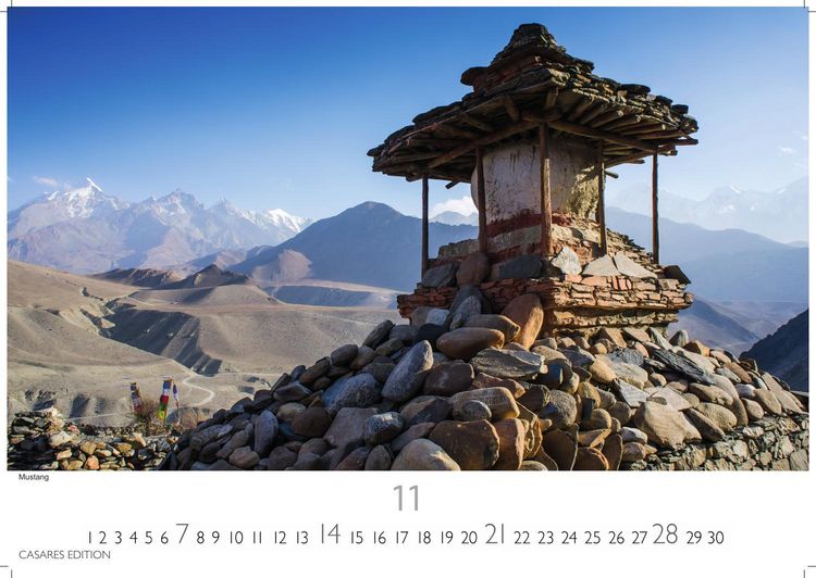 Produktbild: Nepal Kalender 2027 &ndash; Wandkalender | Fotokalender Asien 35x50cm Grosses Format - Atemberaubende Fotos der Himalaya-Gipfel, Tempel und heiligen St&auml;tten Nepals