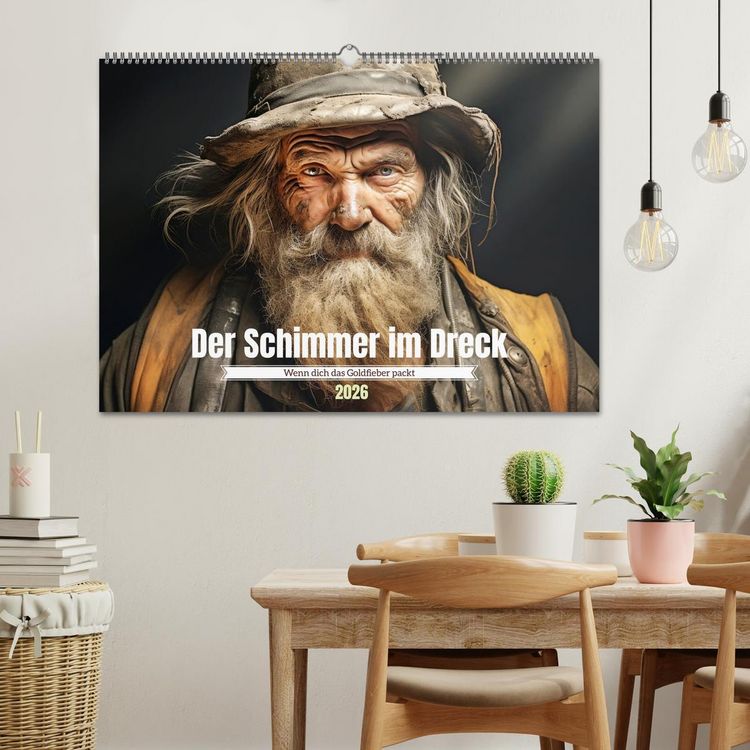 Produktbild: Der Schimmer im Dreck (Wandkalender 2026 DIN A2 quer), CALVENDO Monatskalender