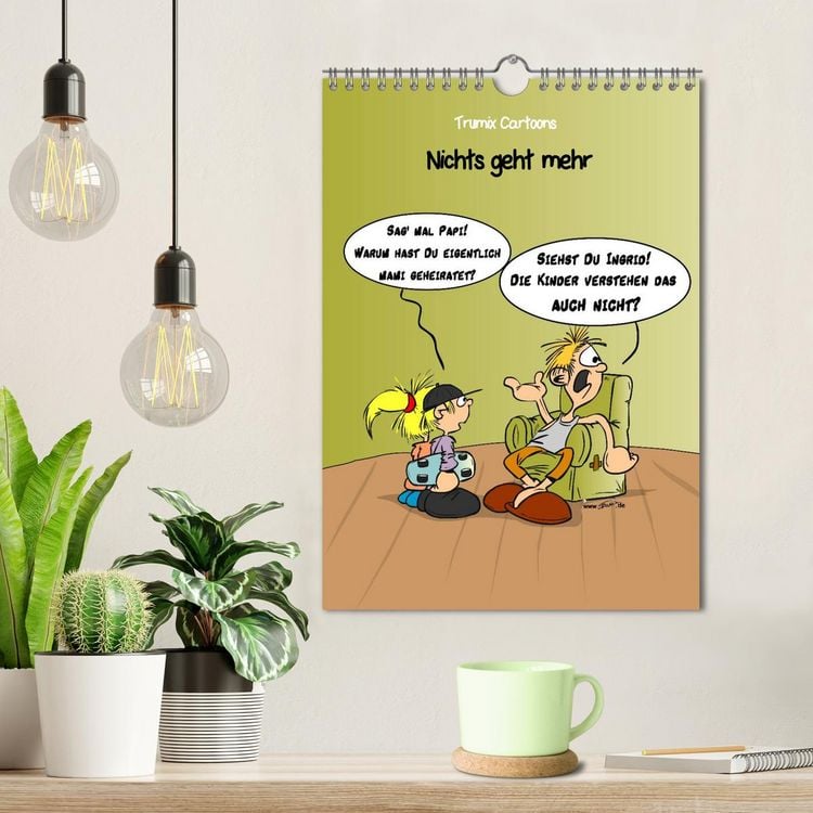 Produktbild: Trumix Cartoons - Nichts geht mehr (Wandkalender 2026 DIN A4 hoch), CALVENDO Monatskalender