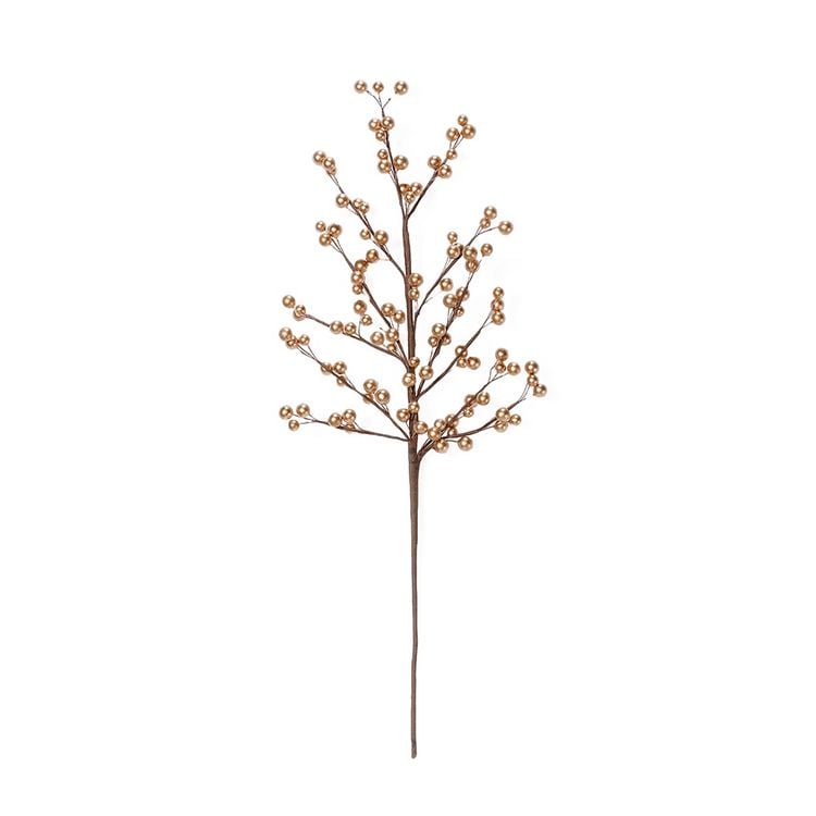 Produktbild: Deko-Zweig mit Beeren 59cm aus Kunststoff