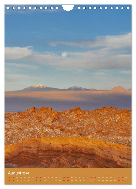 Produktbild: Erlebe mit mir die Atacama (Wandkalender 2026 DIN A4 hoch), CALVENDO Monatskalender