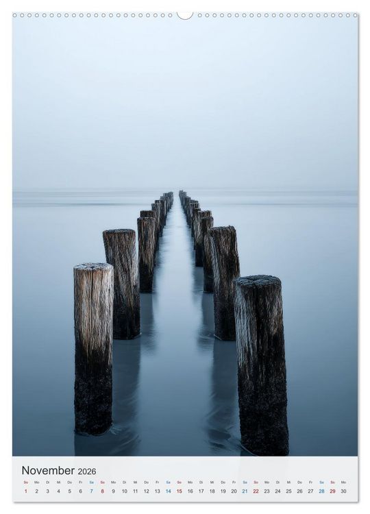 Produktbild: Meer der Stille (Wandkalender 2026 DIN A2 hoch), CALVENDO Monatskalender