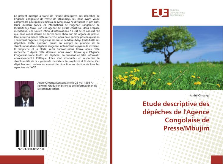 Produktbild: Etude descriptive des d&eacute;p&ecirc;ches de l'Agence Congolaise de Presse/Mbujim