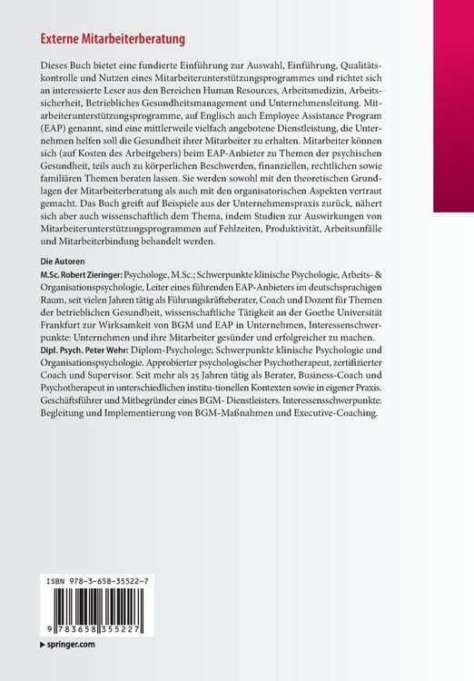 Produktbild: Externe Mitarbeiterberatung