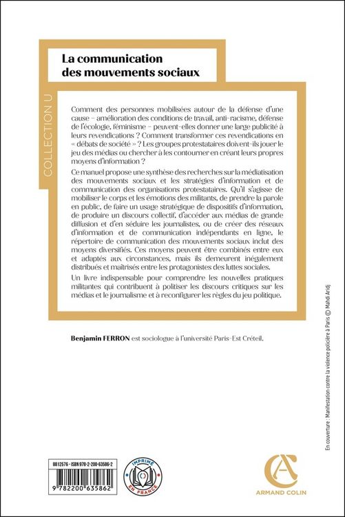 Produktbild: La communication des mouvements sociaux