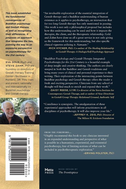 Produktbild: Buddhist Psychology and Gestalt Therapy Integrated