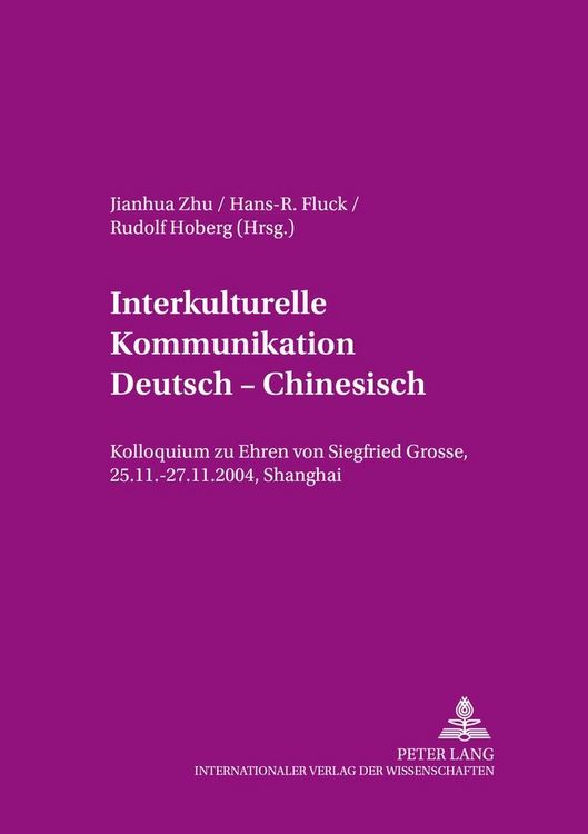 Produktbild: Interkulturelle Kommunikation Deutsch &ndash; Chinesisch
