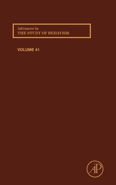 Produktbild: Advances in the Study of Behavior, Volume 41