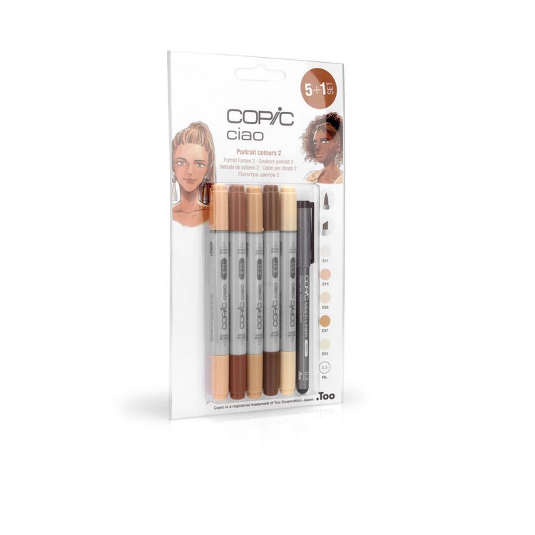 Produktbild: Copic Marker Set Ciao 5+1 Portrait colours 2