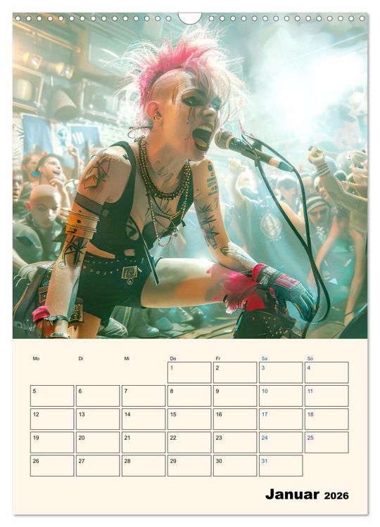 Produktbild: Punkerg&ouml;ren - In Aktion (Wandkalender 2026 DIN A3 hoch), CALVENDO Monatskalender