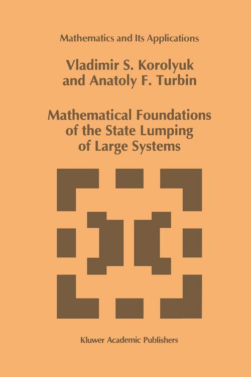 Produktbild: Mathematical Foundations of the State Lumping of Large Systems