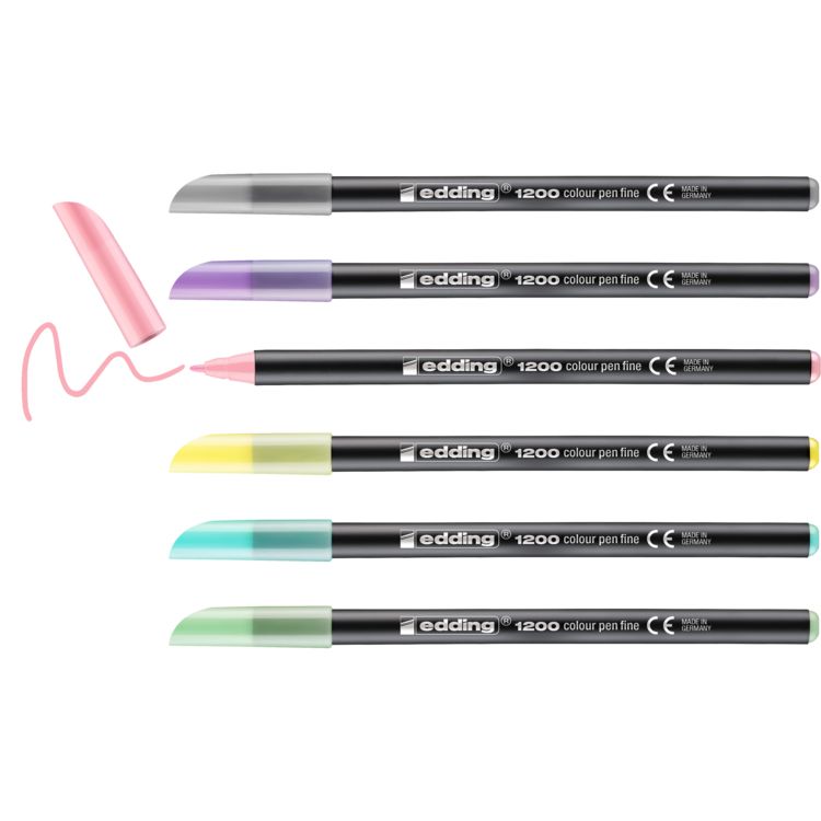 Produktbild: edding Fasermaler Fein 1200 Colour Pen 6er Set