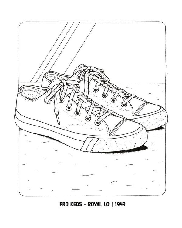 Sneaker Coloring Book
