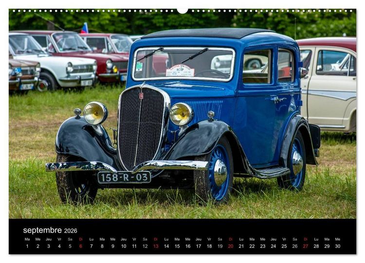 Produktbild: AUTO MOBILE (Calendrier mural 2026 DIN A2 vertical) calendrier de bureau