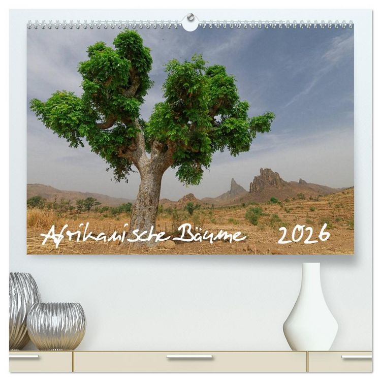 Produktbild: Afrikanische B&auml;ume (hochwertiger Premium Wandkalender 2026 DIN A2 quer), Kunstdruck in Hochglanz