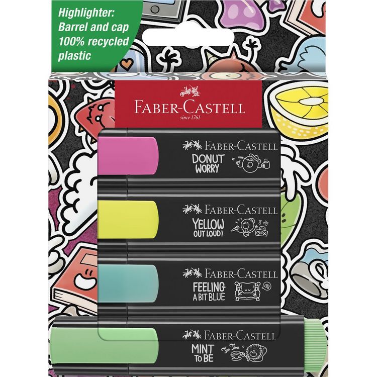 Produktbild: Faber-Castell Textmarker 46 Graffiti 4er