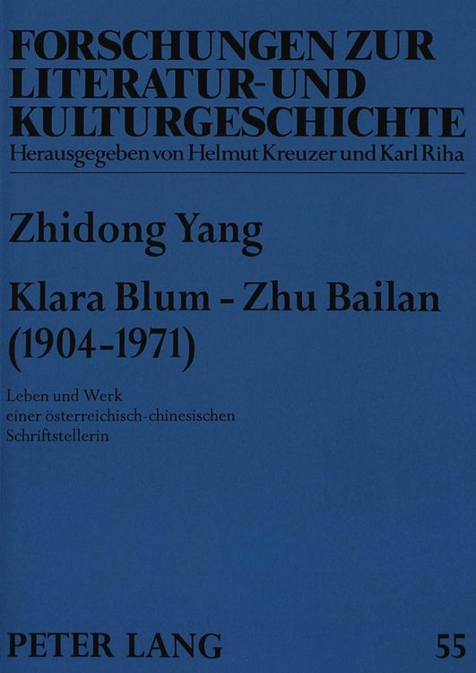 Produktbild: Klara Blum - Zhu Bailan (1904-1971)