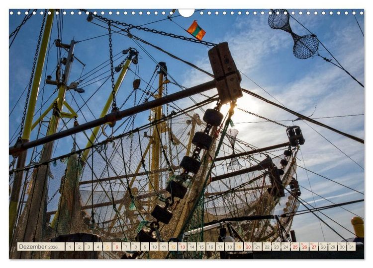 Produktbild: Reise an die Nordsee - Greetsiel (Wandkalender 2026 DIN A3 quer), CALVENDO Monatskalender