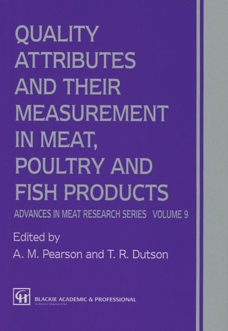 Produktbild: Quality Attributes and their Measurement in Meat, Poultry and Fish Products