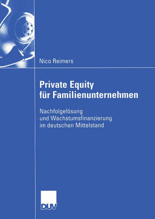 Produktbild: Private Equity f&uuml;r Familienunternehmen