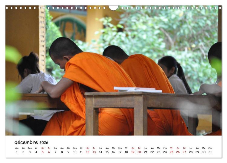 Produktbild: Vietnam du Nord au Sud (Calendrier mural 2026 DIN A3 vertical), CALVENDO calendrier mensuel
