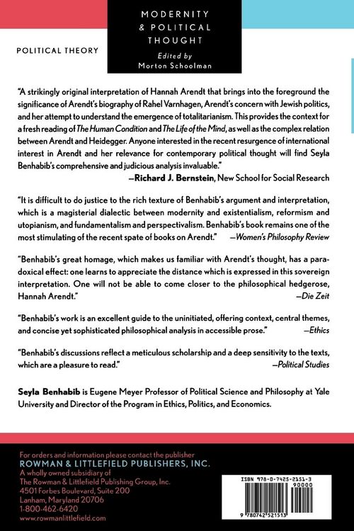 Produktbild: Reluctant Modernism of Hannah Arendt