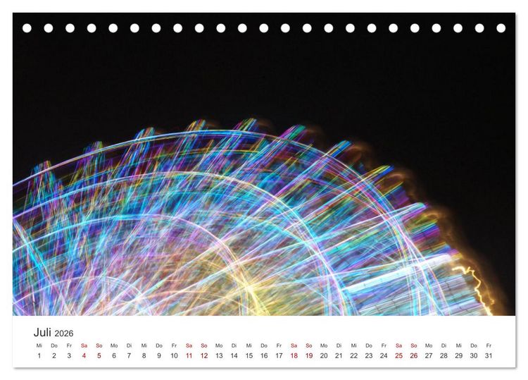 Produktbild: Riesenr&auml;der - Ein Spa&szlig; f&uuml;r jung und alt. (Tischkalender 2026 DIN A5 quer), CALVENDO Monatskalender
