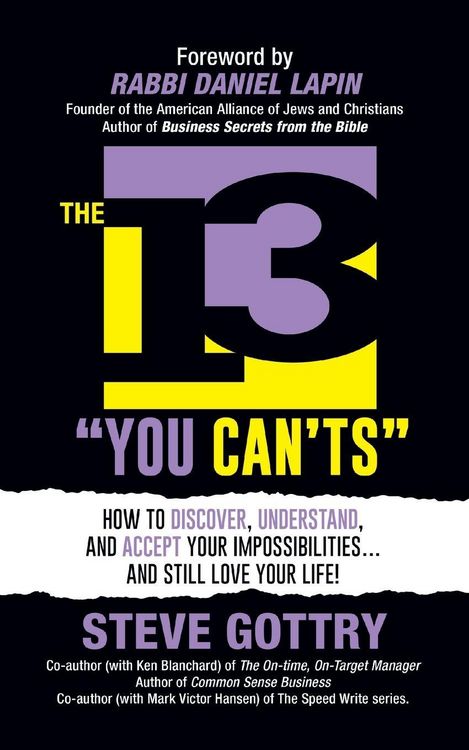 Produktbild: The 13 You Can'ts