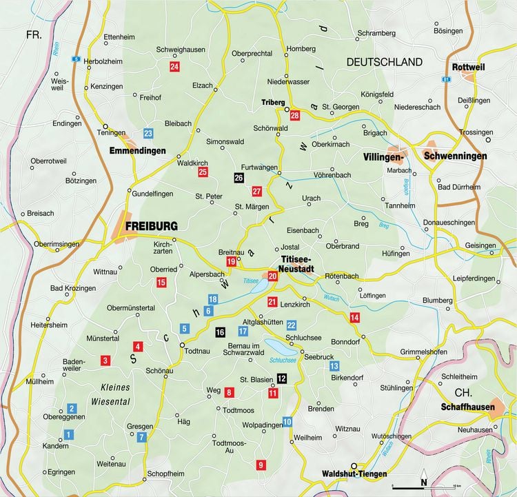 Produktbild: Wandern f&uuml;r Kurzentschlossene Schwarzwald S&uuml;d