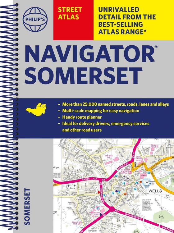 Produktbild: Philip's Navigator Street Atlas Somerset