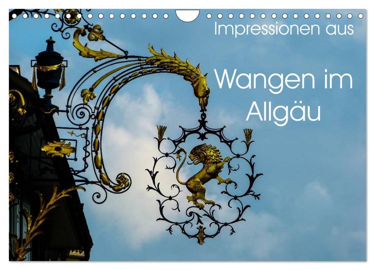 Produktbild: Impressionen aus Wangen im Allg&auml;u (Wandkalender 2026 DIN A4 quer), CALVENDO Monatskalender