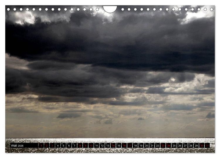 Produktbild: Un oc&eacute;an de lumi&egrave;re (Calendrier mural 2026 DIN A4 vertical), CALVENDO calendrier mensuel