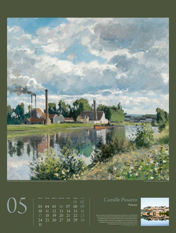 Produktbild: KunstGeschichten Kalender 2027 | Meisterwerke und die Orte ihrer Inspiration