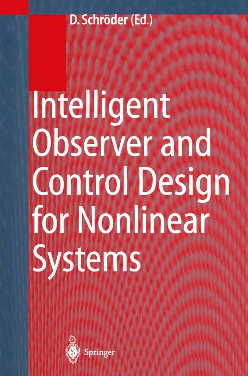 Produktbild: Intelligent Observer and Control Design for Nonlinear Systems