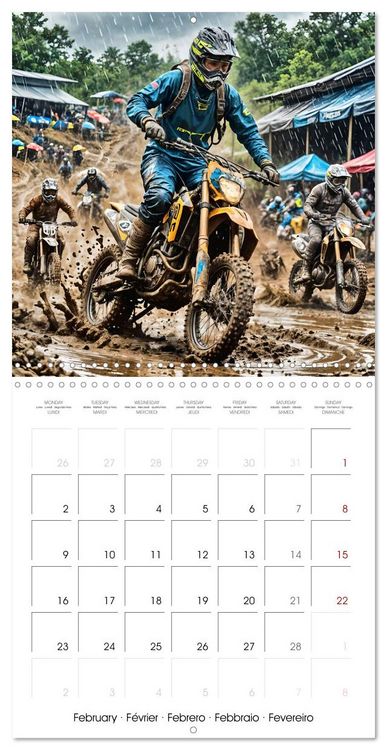 Produktbild: Ride the motocross thrill (Wall Calendar 2026 12 &times; 12 Inch) CALVENDO 12 Month Wall Calendar