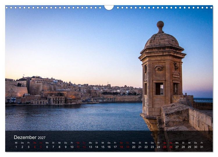 Produktbild: Malta entdecken Malta, Gozo, Comino (Wandkalender 2027 DIN A3 quer), CALVENDO Monatskalender