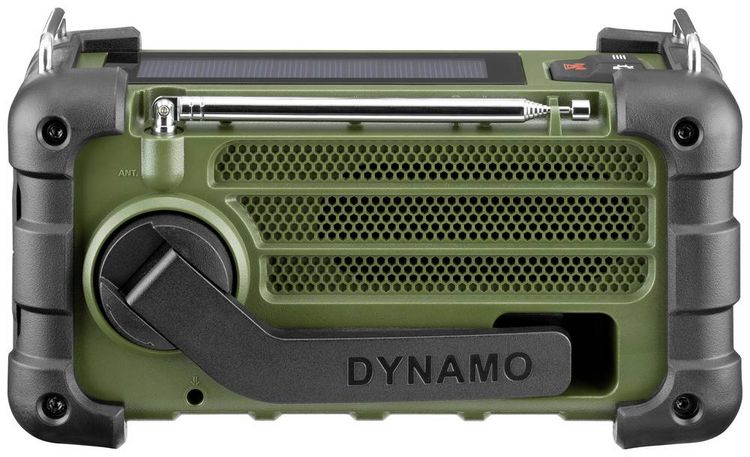 Produktbild: Sangean MMR-99 FM Green Outdoorradio UKW, MW Notfallradio, Bluetooth&reg; Solarpanel, spritzwassergesch&uuml;tzt, staubdicht Gr&uuml;n