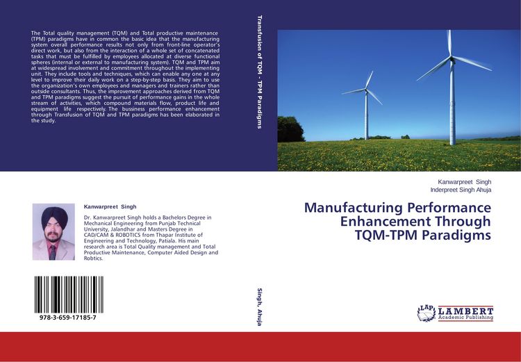 Produktbild: Manufacturing Performance Enhancement Through TQM-TPM Paradigms