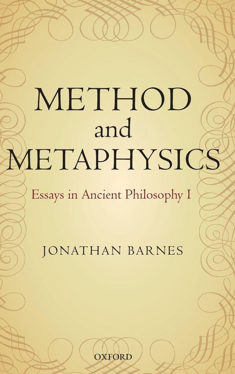 Produktbild: Method and Metaphysics