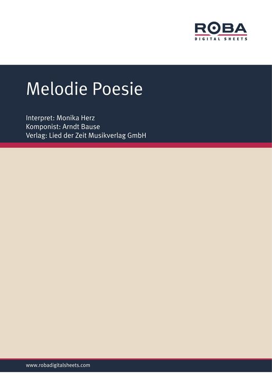 Produktbild: Melodie Poesie
