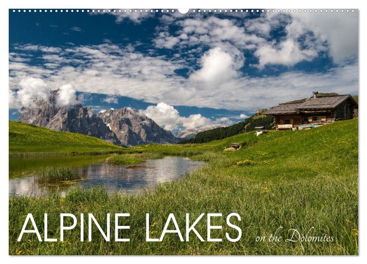 Produktbild: Alpine lakes on the Dolomites (Wall Calendar 2026 DIN A2 landscape), CALVENDO 12 Month Wall Calendar